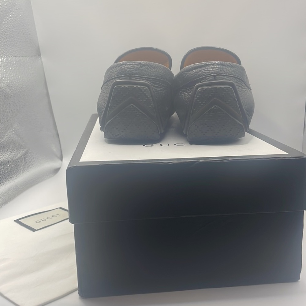Gucci Black Leather Loafers - Picture 4 of 6